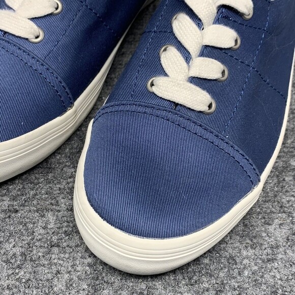 Lands End Canvas Boating Shoe Women 10 NWOB Blue Lace Up - Picture 3 of 11